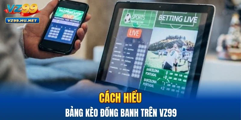 Cách hiểu bảng kèo đồng banh trên VZ99