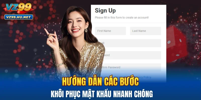 Hướng dẫn các bước khôi phục mật khẩu nhanh chóng