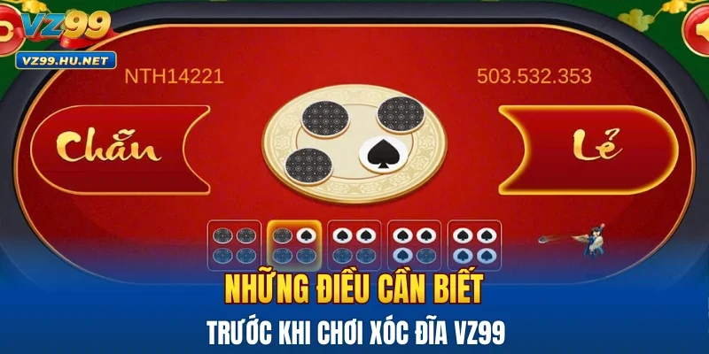 Những điều cần biết trước khi chơi xóc đĩa VZ99